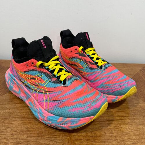 Scarpe ASICS Gel Nimbus 25 donna 8 acquario rosa giallo vibrante sneaker 1012B586 - Foto 5 di 17