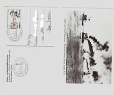  BOLLO FIGURATO ANNULLO 1992 LIVORNO - MOSTRA FILATELICA MARINA MILITARE