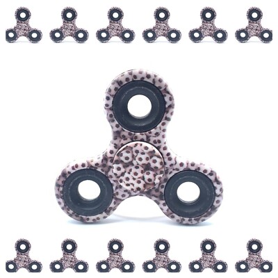 kids gadget Fidget Spinner toy Stress Relief with Football Print pack of 12
