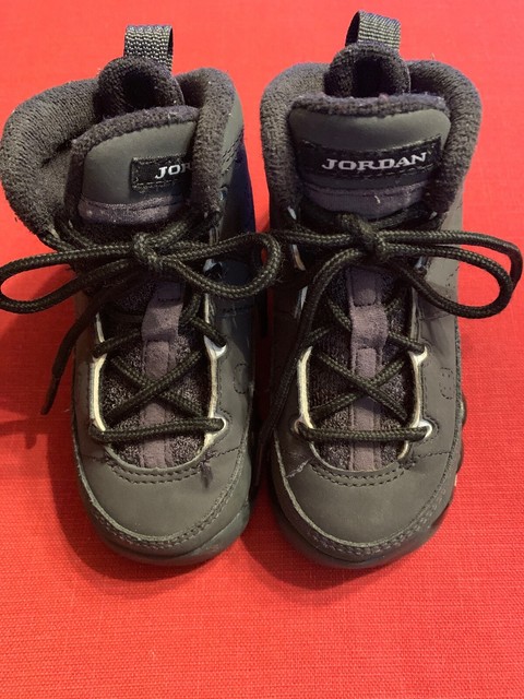 jordan retro 9 black toddler