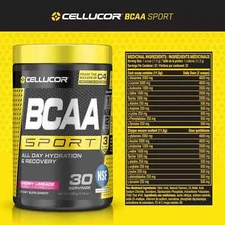Lot of  4 Cellucor BCAA Sport Hydration & Recovery Cherry Limeade Exp 2/2026