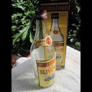 Empty 750ml R Jelinek Slivovitz Czech Republic Kosher Plum Brandy Vizovice Box