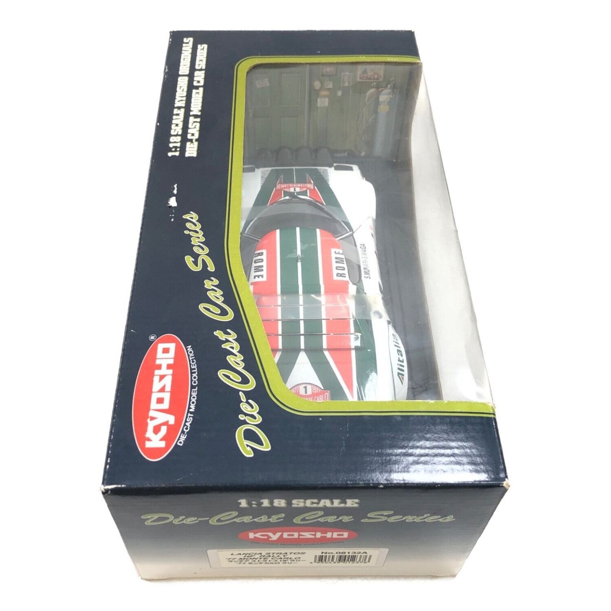 Kyosho 1/18 Scale Lancia Stratos HF Alitalia 1977 Monte Carlo #1