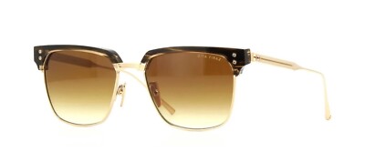 Dita FIRAZ SUN White Gold Balsamic Olive Swirl/Brown Shaded (03) Sunglasses