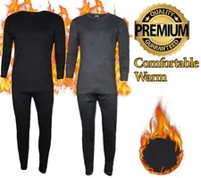 Mens Long Johns Thermal Full Set T Shirt Bottom Warm Underwear Premium Quality