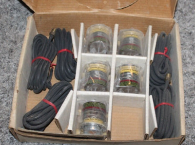 NOS ENGINEERED PRODUCTS CO. FILTER LIFE GAUGE ( LOT OF 5)  # 1775-250  with HOSE