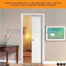 Porta scorrevole a scomparsa COMPLETA di controtelaio scrigno VARI COLORI MISURE