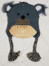 Stephen Baby Gray Bear Knit Hat 6-24 Months