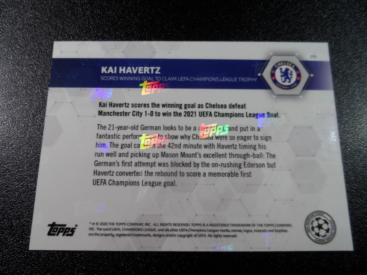 Kai Havertz Chelsea FC - UCL Topps Now 2020/2021 - Card #78