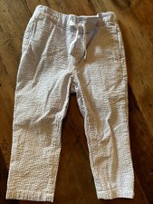 Janie and Jack Sky Blue Stripe Seersucker Pant 18-24 Months