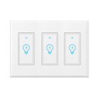3 Gang Smart Switch WIFI Light Wall Works With Alexa Google Home Smart life APP