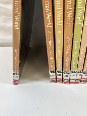 Complete Set Of 21 - Encyclopedia of the Animal World (1972