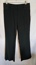 Briggs New York Dress Pants Women's 10S Black Easy Fit Waist New
