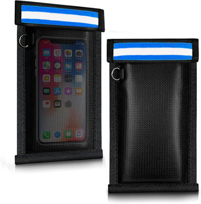 Faraday Bag for Phones and Car Keys 2 Pack, Signal Blocking Pouch, Anti-Theft Fa
