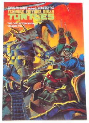 1990 MIRAGE STUDIOS TEENAGE MUTANT NINJA TURTLES COLLECTED BOOK VOLUME 4 TPB VF-