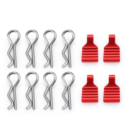 4/8PCS 1/24 RC Cars SCX24 Fixed Pins R Buckles RC Car Parts Shell Body Clips - Picture 7 of 10