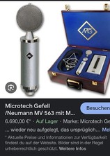 MC Gefell Vitage Micro M7 im Koffer und Zubehör 