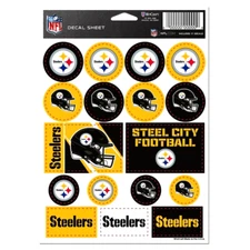 Pittsburgh Steelers NFL Vinyl Die-Cut Sticker Set / Decal Sheet *Free Shipping