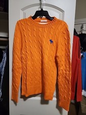 ABERCROMBIE FITCH Sweater. Men's L, BNWT, 100 Authentic 