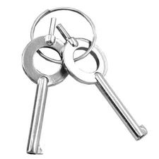 2 Pack Universal Handcuff Keys - Made in USA