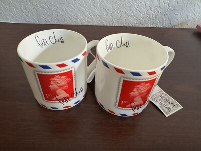 Bone China Mug First Class Mug  THE STAMP COLLECTION 