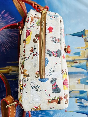 2021 Disney Dooney & Bourke SANTA TAILS Holiday Dogs 