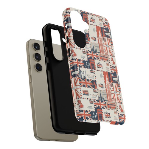 British Icons Phone Case - Union Jack, Big Ben, British Flag, London, Wrap Print - Picture 135 of 177