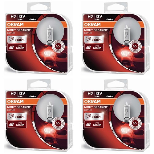 Ampoule OSRAM H7 NIGHT BREAKER LASER - 1500 Lm, +150% De Lumière, Pour Une Vision Nocturne Améliorée