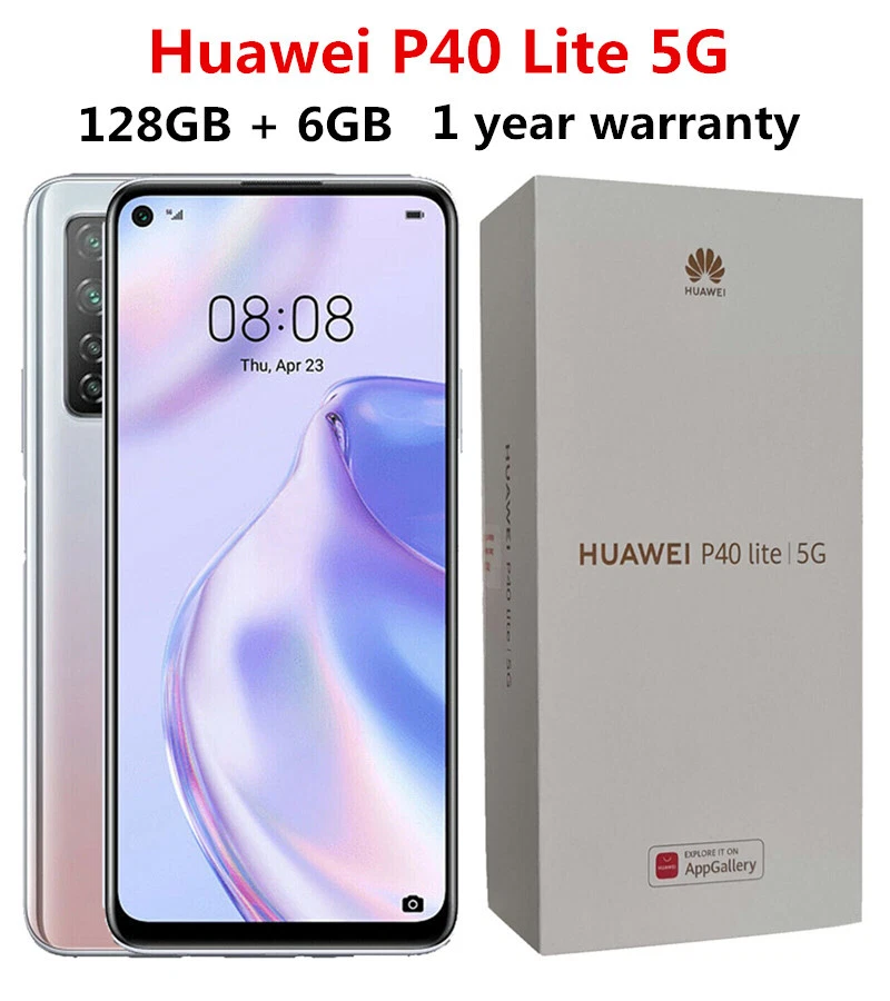 Huawei P40 Lite 5G Dual SIM 128GB Unlocked Android Global CellPhone -New  Sealed