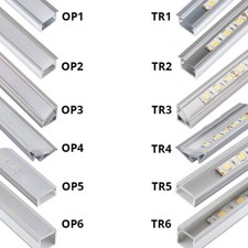 LED Aluprofil Aluminium Profile 2m 1m Alu Sch...