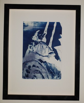 JEFFREY NELSON Original Hand SIGNED Cyanotype Photography ''GRETA GARBO''