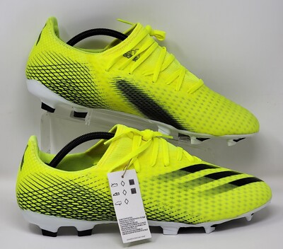 Adidas X Ghosted.3 FG Soccer Cleats Neon Green Black FW6948 Men s Size 13 New