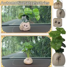 Car Buddhist Mini Fake Potting Car Interior Ornament Auto Dashboard Decoration