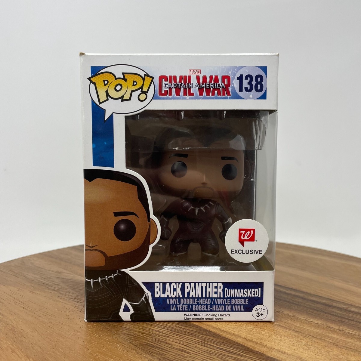 Unmasked Black Panther Funko Pop Black Panther: Wakanda Forever