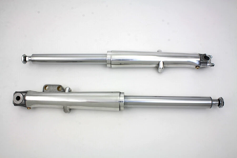 Conjunto deslizante de horquilla con deslizadores pulidos para Harley Davidson Foto 2 de 4