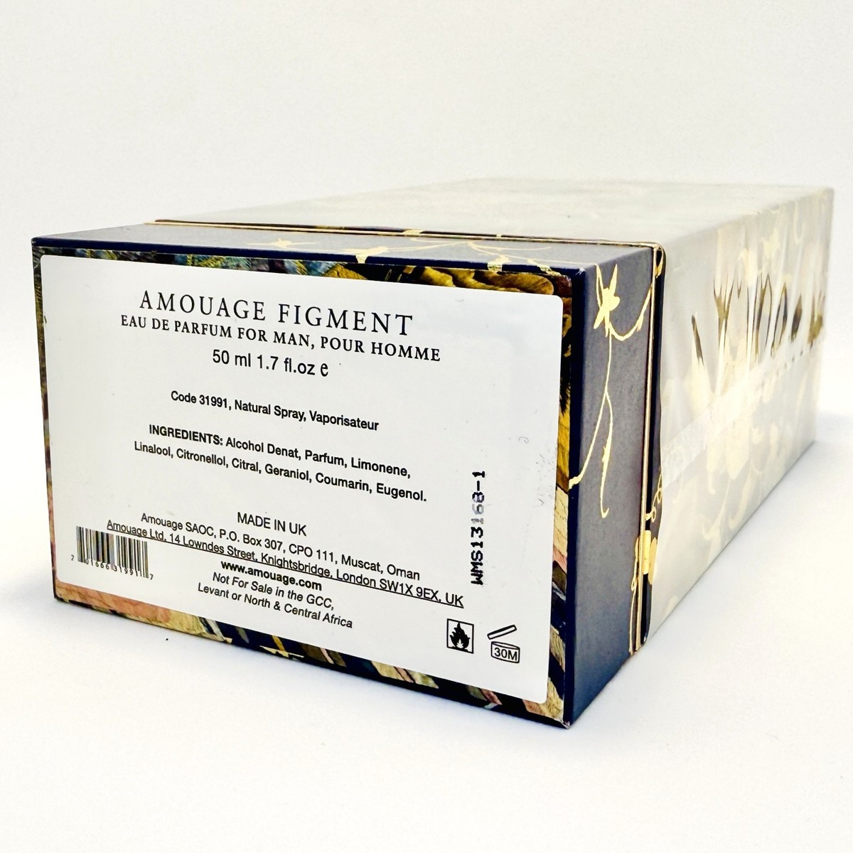 Amouage Figment Man EDP Spray 1.7 fl oz / 50 ml NIB Discontinued