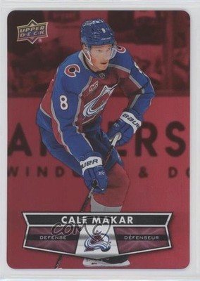 2021-22 Upper Deck Tim Hortons Collector's Series Red Die-Cuts Cale Makar 5mm