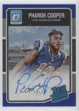 2016 Donruss Optic Rated Rookie Blue Signatures 28/75 Pharoh Cooper Auto 0c2