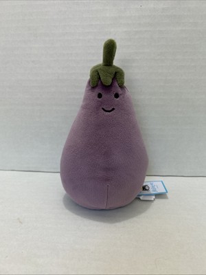 Authentic Jellycat Vivacious Vegetable Aubergine   Small Size