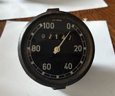 Original Wehrmacht ISGUS Tacho 1944 W1 60mm DKW NZ350-1  KDF 82 VW Speedometer