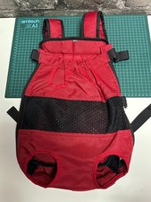 Pet Carrier Front Backpack- Large - Puppies Small Dogs Lightweight Adjustable