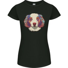 Camiseta de corte pequeño Australian Shepherd Dog para mujer
