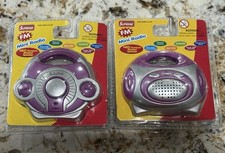  2 NEW Supreme Mini FM Radio Auto Scan Belt Clip Antenna Earphone Jack