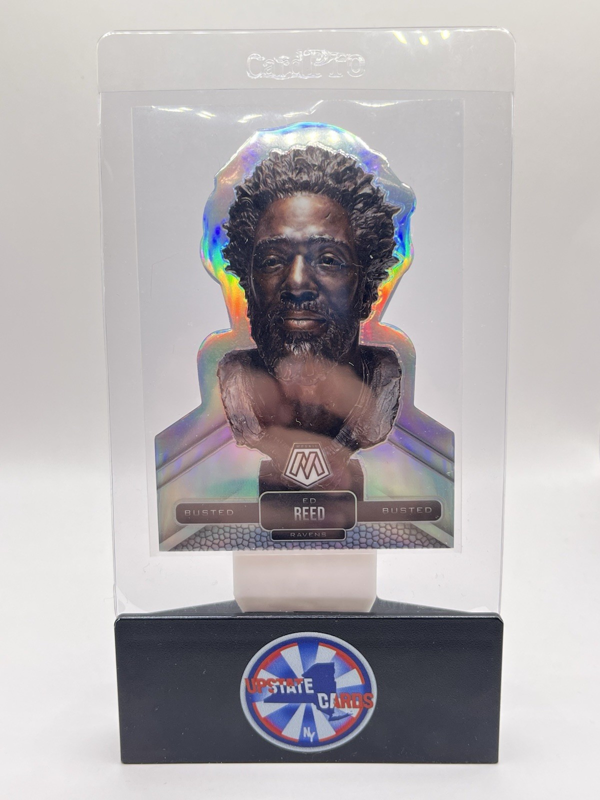 2021 Panini Mosaic #BU-6 Ed Reed Busted SSP Baltimore Ravens