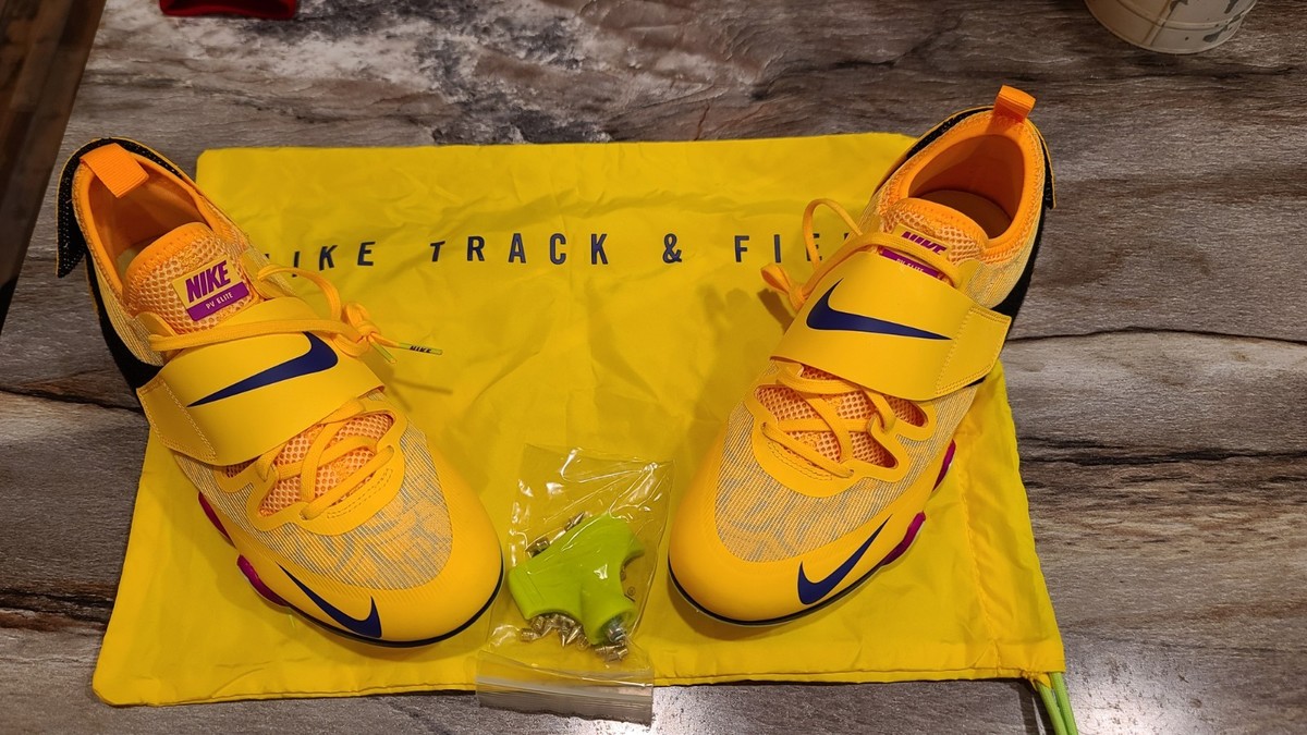 ライポソニックス Nike Zoom Pole Vault Elite Track Shoes Citron Pulse Spikes FZ9649
