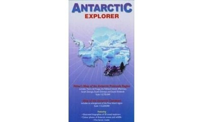 Antarctic Explorer: Visitor's Map of the Antarctic Peni -  NEW Nigel Sitwell 200