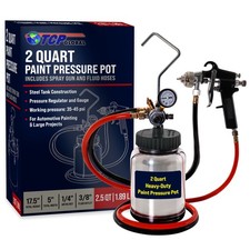 New 2 Quart Paint Pressure Pot Tank Spray Gun Sprayer New 2 Quart Paint Pressure Pot Tank Spray Gun Sprayer
