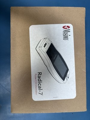 Masimo Radical 7 Rainbow Pulse Oximeter New Open Box With Masimo 4073 Cable