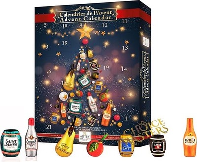 Premium Likör Adventskalender - Magic Christmas Collection - 24 verschiedene Exquisi