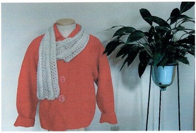 Frog Tree Knitting Pattern FT-26 Cape Cod Shell Scarf